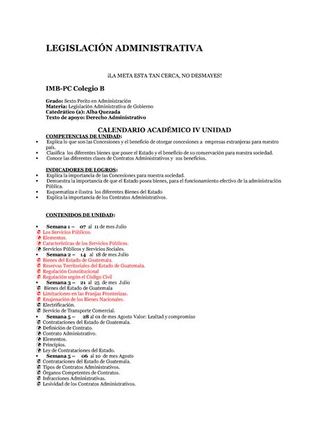 Legislación Administrativa Unidad 2 LegislaciÓn Administrativa ¡la