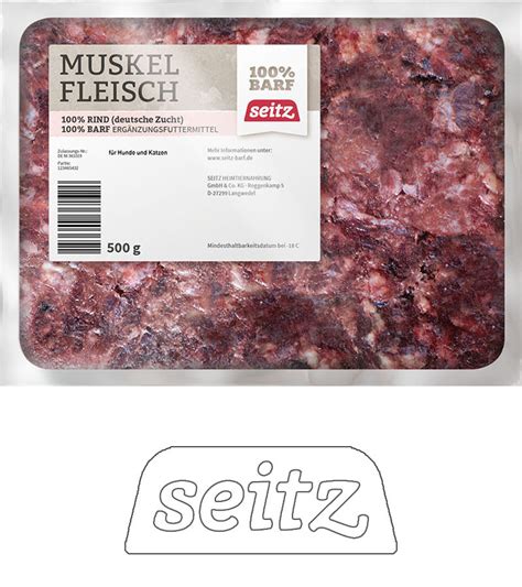 SEITZ Fleisch Pur Muskelfleisch Gewolft BARF