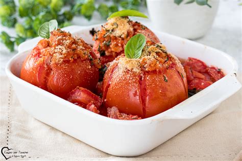 Pomodori Ripieni Di Riso Ricetta Cucina Italiana Cotti Al Forno Trucchi