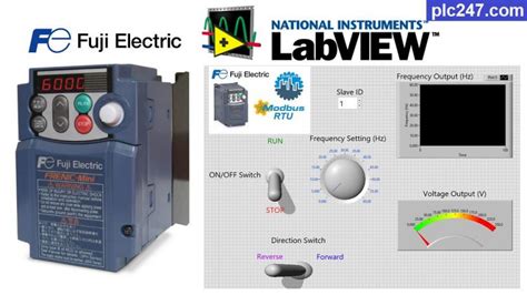 Labview Modbus Rtu Fuji Frenic Tutorial Plc