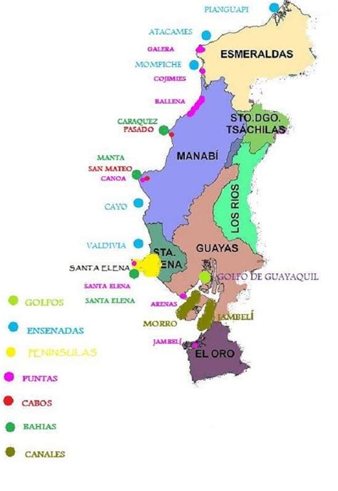 Cuántas provincias tiene el Ecuador Provincias del ecuador