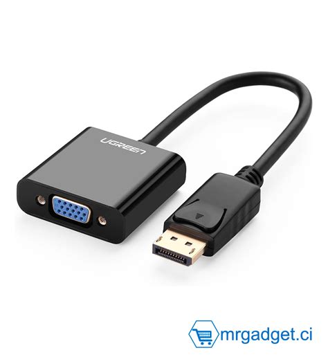 Ugreen Dp Adaptateur Displayport Vers Vga Convertisseur Dp