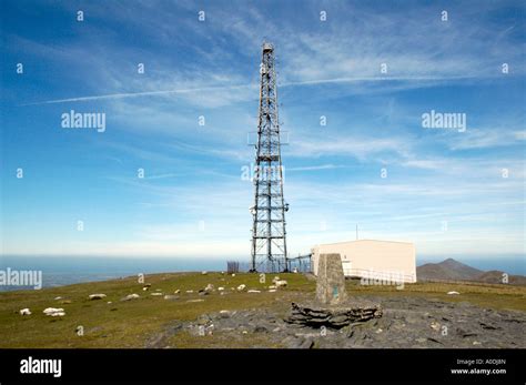 View From Top Of Snaefell Isle Of Man Stock Photo Alamy