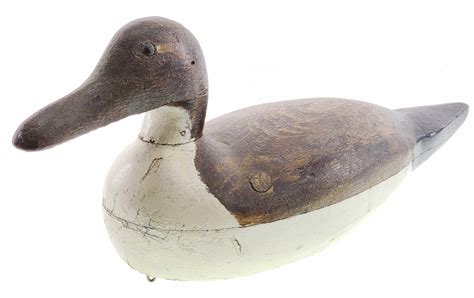 Lot Antique Hand Carved Wood Duck Decoy