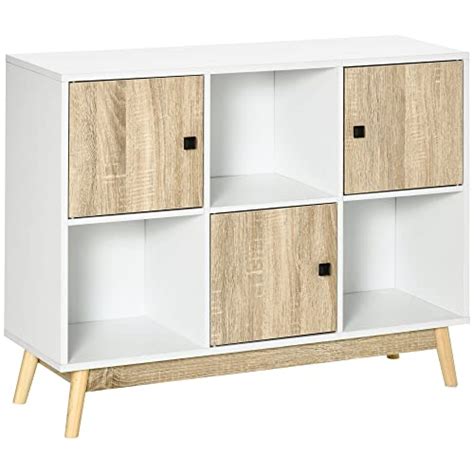 Homcom Buffet Meuble De Rangement Sur Pied Cubes Salon Salle Manger