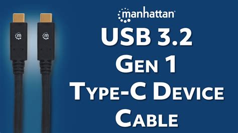 Usb 32 Gen 1 Type C Device Cable Youtube