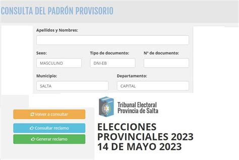 Las elecciones cada vez más cerca ya podés consultar el padrón provisorio