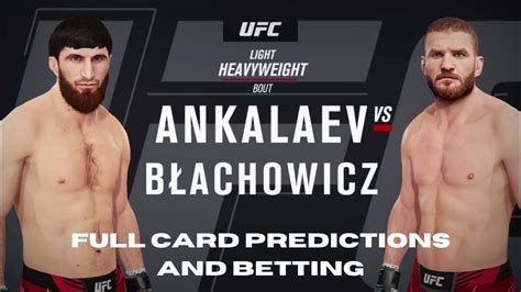 Ufc 282 Blachowicz Vs Ankalaev Full Card Predictions And Betting Youtube