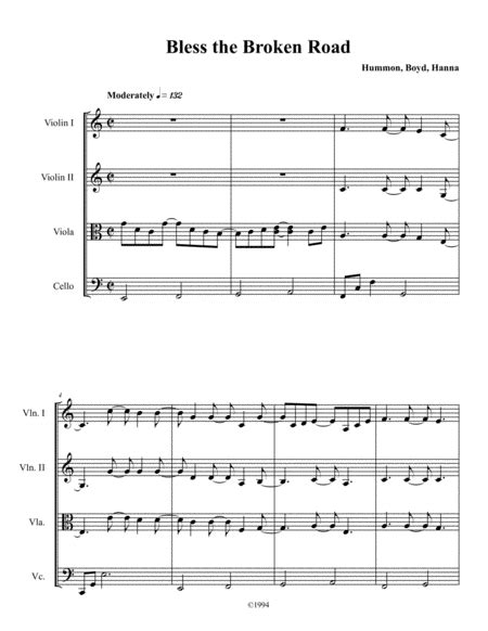 Bless The Broken Road Arr Thomas Strauch Sheet Music Rascal Flatts