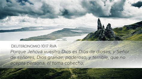 Deuteronomio 10:17 RVA Desktop Wallpaper - Porque Jehová vuestro Dios es Dios de dioses, y