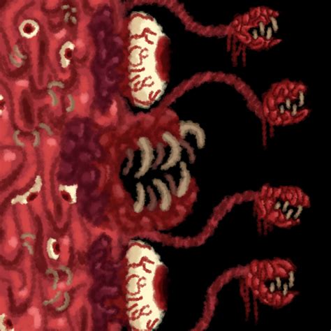 Wall of Flesh! Looks pretty gross. : r/Terraria