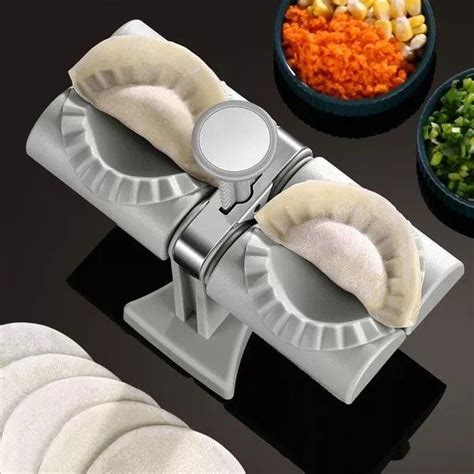 HOUSEHOLD DOUBLE HEAD AUTOMATIC DUMPLING MAKER MOULD In 2022 How To