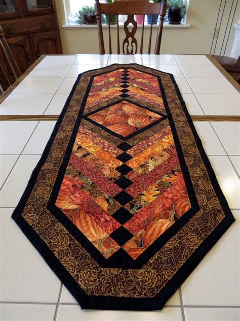 Pdf Pattern Modern Quilted Batik Table Runner Etsy Artofit