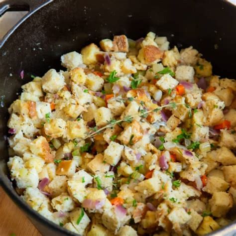 Homemade Stovetop Stuffing Quick Easy Valerie S Kitchen