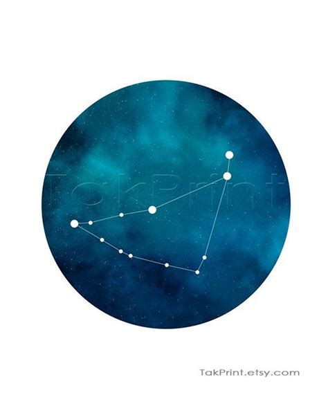 Capricorn Constellation Print Personalized Capricorn Zodiac Etsy Capricorn Constellation