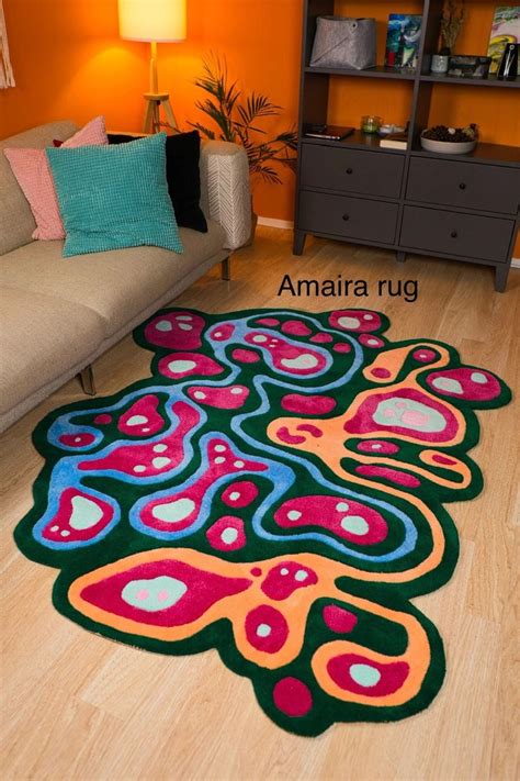 Handmade Tufted Rug Wool Rug Area Rug Hand Tufted Rug Tufted Rugs for ...