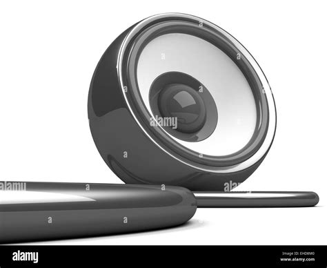 Loud speaker black and white hi-res stock photography and images - Alamy