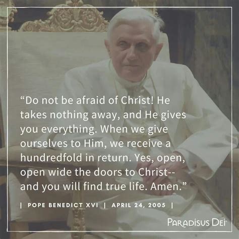 Pope Benedict Xvi Inaugural Homily 💗 Catholic Quotes Catholic