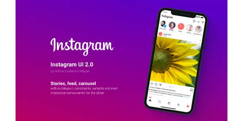 Instagram UI Mockup 2 0 Figma Community