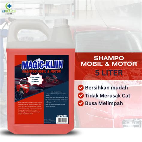 Promo Shampoo Sabun Cuci Mobil Dan Motor Touchless 5000ml 5L GRAB