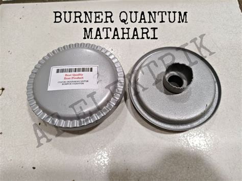 Burner Kepala Kompor Quantum Matahari Bahan Kaleng Besi Aluminium