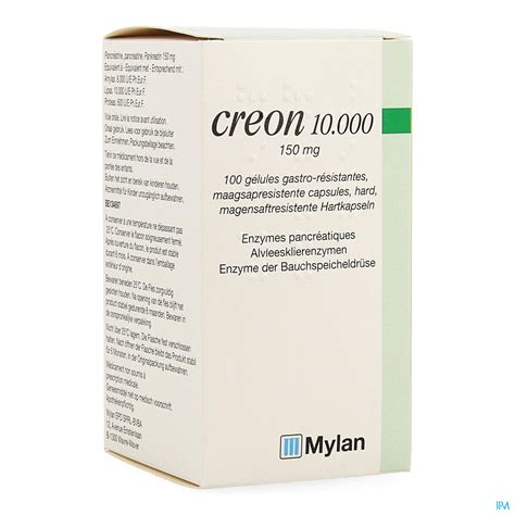 Creon 10000 Caps Maagsapresist Hard 100 X 150 Mg Lever Galblaas En