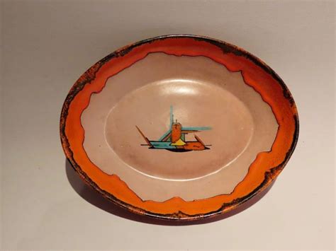 Plateelbakkerij Schoonhoven Art Deco Bowl With Abstract Catawiki