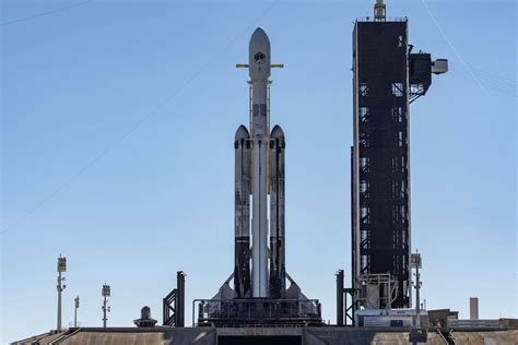 Spacex Ussf Falcon Heavy Rocket Launch