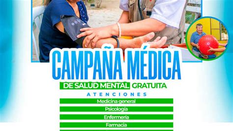 Campaña médica de salud mental Noticias Municipalidad