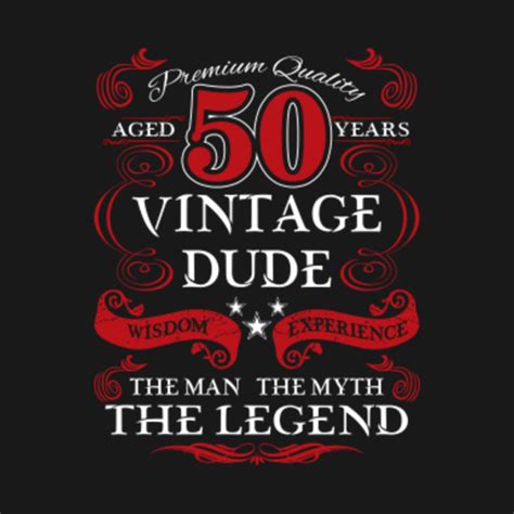 Aged 50 Years Vintage Dude 50th Birthday T 50th Birthday Hoodie Teepublic