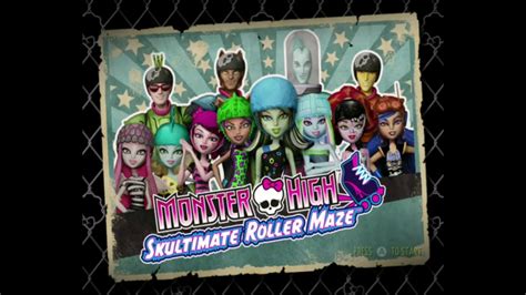 Monster High Wii Game Skultimate Roller Maze Part Video Dailymotion