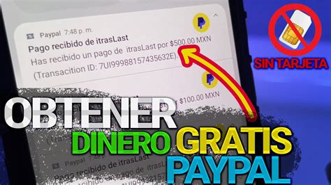 Truco Obtener Saldo Gratis En PayPal 5 USD Y Hasta 25 USD