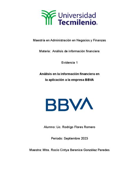 Actividad 1 Finanzas Corporativas Maestría En Administración En