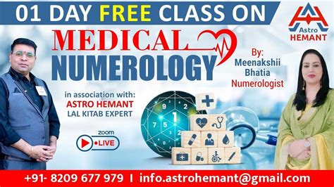 Free Class On Medical Numerology YouTube