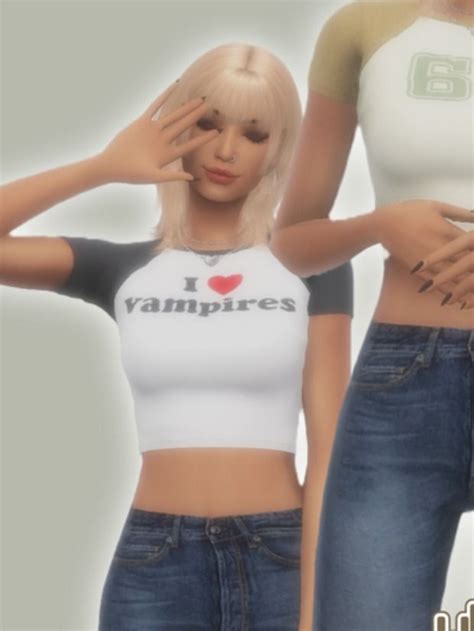 Sims Custom Content With Direct Link Simple Tees Sims Custom