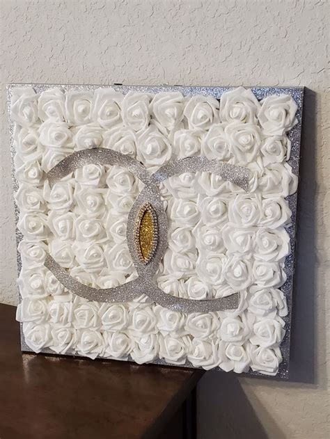 Chanel Inspired Wall Art Diy Crafts Crafts Chanel Inspired