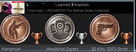 3 trophies 1 kill : r/uncharted