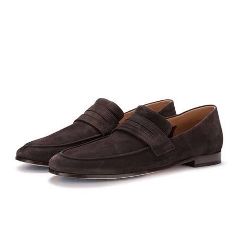 Manovia Herren Loafers Wildleder Braun Shoppen Bei Derna It