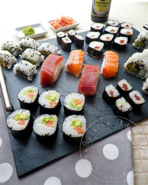 Makis Saumon Avocat Et Concombre Recette Japonaise