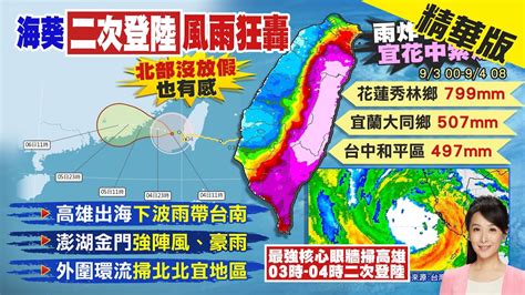 【張雅婷報新聞】回馬槍 海葵南部睡一晚再出發 風雨狂轟｜高雄 淹水慘況 曝光 幸福川溢流 民怨 煩到睡不著 中天電視ctitv Youtube