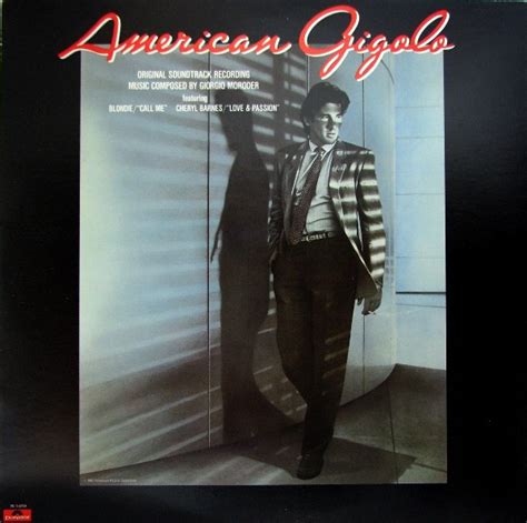 Giorgio Moroder American Gigolo Original Soundtrack Recording