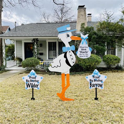 Stork Yard Sign Baton Rouge LA Baton Rouge Stork And Birthday Signs