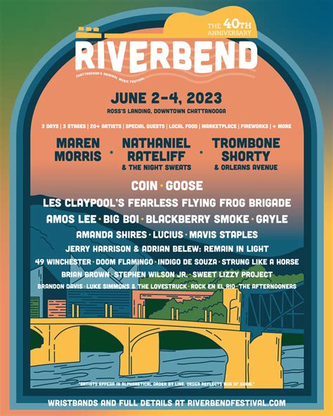 2023 Riverbend Festival lineup announced - WDEF