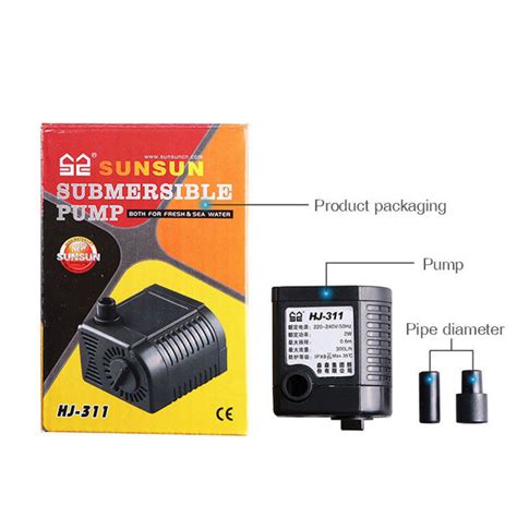 Sunsun Hj Submersible Pump Lph Aquarium Acces