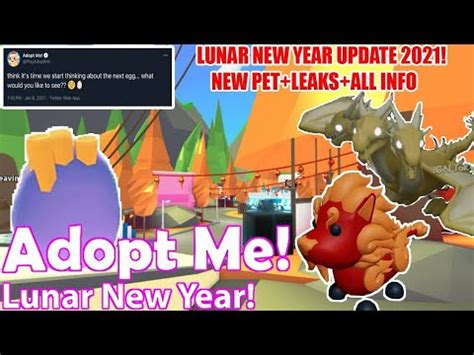 New Adopt Me Lunar New Year Update New Year Update All New Pets