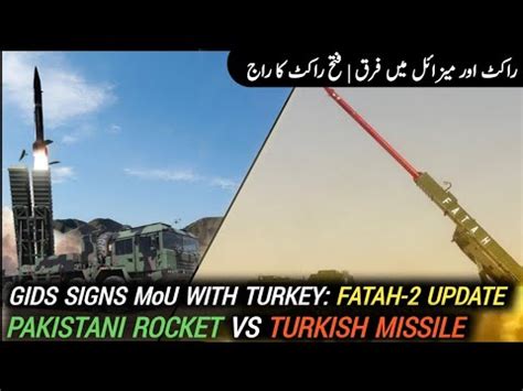 GIDS Signs MoU With Turkey Pakistani Rocket Vs Turkish Missile