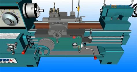 3d备课资源普通卧式车床应该如何安全操作 虚拟现实虚拟仿真教学资源虚拟仿真软件技术 厦门凤凰创壹软件有限公司