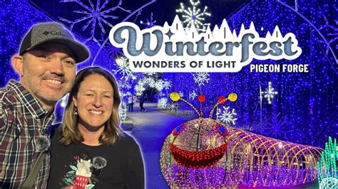 Pigeon Forges Winterfest Wonders Of Light Walking Trail Full Tour