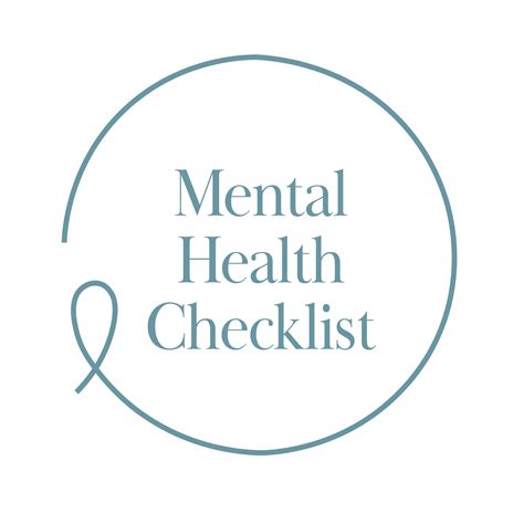 Mental Health Symptoms Checklist Printable – KXVG