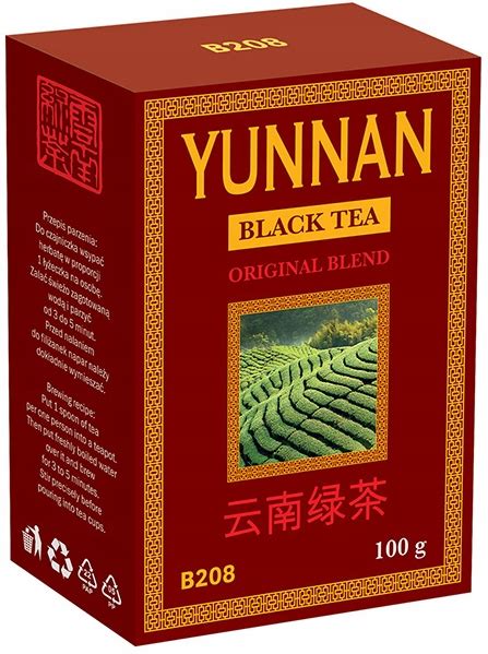 Herbata Czarna Li Ciasta Yunnan Black Tea Original Blend G